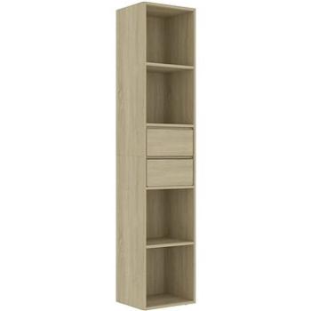 Shumee dub sonoma 36 × 30 × 171 cm drevotrieska, 802870