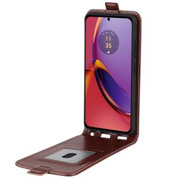 Vyklápacie puzdro pre Motorola Moto G84 5G hnedé