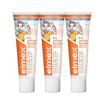 Elmex Detská zubná pasta Kids Trio 3 x 50 ml