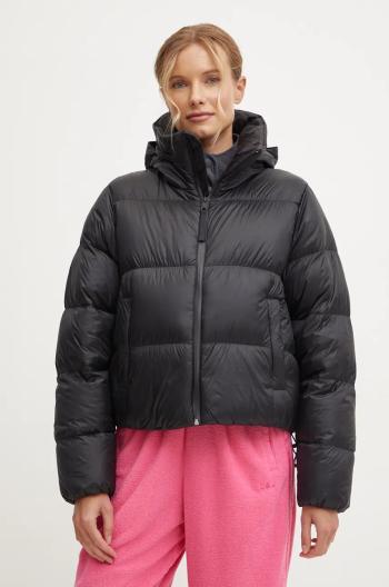 Páperová bunda adidas Originals Regen Down Puff dámska, čierna farba, zimná, IW8368