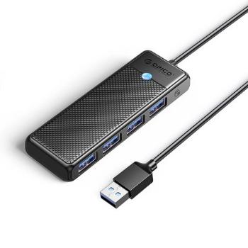 Orico PAPW4A-C3 HUB adaptér USB - 4x USB 3.0, čierny