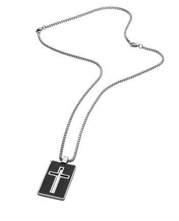 Police Pánsky oceľový náhrdelník Kocka/Venezia Cross S14ARA01P