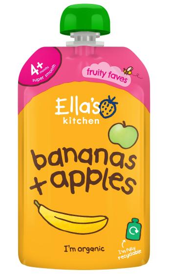 ELLA'S KITCHEN BIO Jablko a banán 120 g