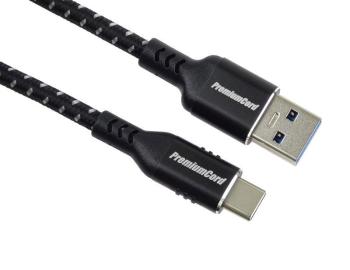 PREMIUMCORD Kábel USB-C na USB 3.0, 5Gbit/s, 1m