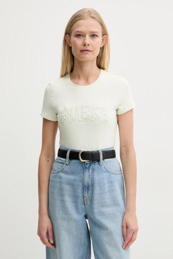 Tričko Guess dámske, béžová farba, W5GI04 J1314
