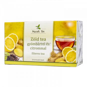 Mecsek Gyömbér-citrom zöld filteres tea 20 x 2 g