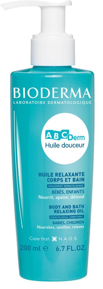 BIODERMA ABCDerm Relax Oil masážny a kúpeľový olej, 200 ml