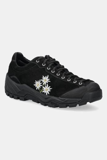 Semišové topánky Diemme Movida čierna farba, DI25SPMOW-F06X055BLK