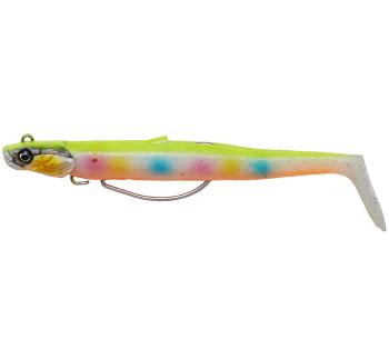 Savage gear gumová nástraha sandeel v2 wl sinking lemon candy 2+1 - 11,5 cm 22 g