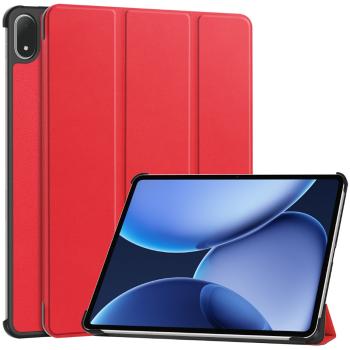 LEATHER Zaklápací kryt pre OnePlus Pad 3 červený