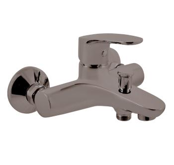 RAV Slezák - Vodovodná batéria vaňová AMUR - Metal grey - kartáčovaná, Farba: METAL GREY - kartáčovaná , Rozmer: 150 mm AM754.5MGK