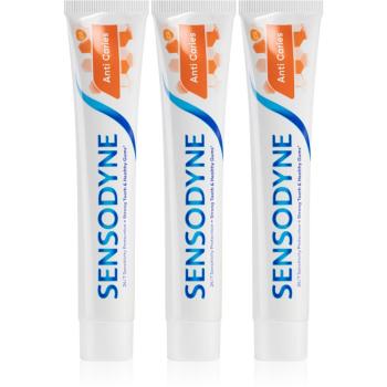 Sensodyne Anti Caries Anti Carries zubná pasta proti zubnému kazu 3x75 ml