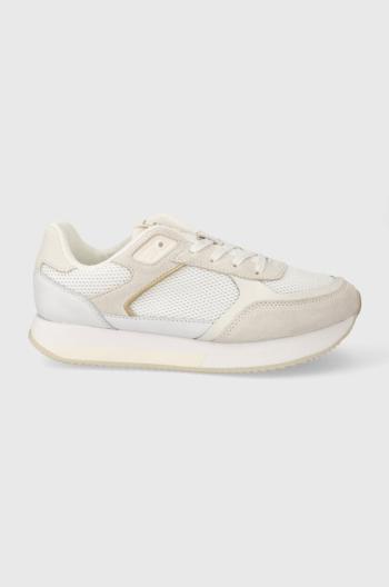 Tenisky Tommy Hilfiger ESSENTIAL ELEVATED RUNNER biela farba, FW0FW07700