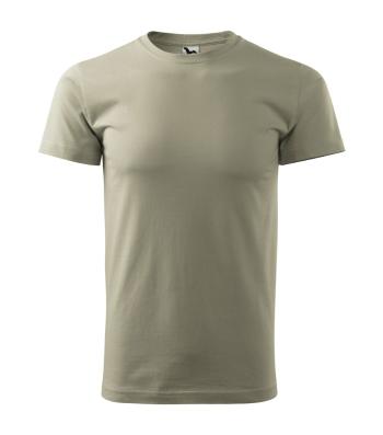 MALFINI Pánske tričko Basic - Svetlá khaki | XXXXL