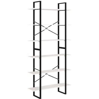 Shumee vysoký biely 100 × 30 × 210 cm masívne borové drevo, 806563