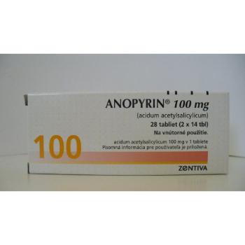 Anopyrin 100 mg 28 tbl