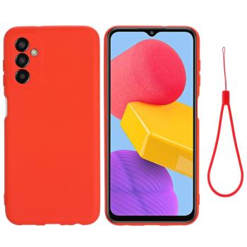 RUBBER Ochranný kryt pre Samsung Galaxy M13 červený