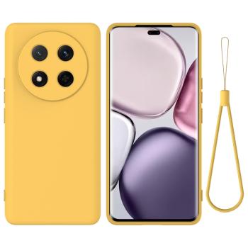 RUBBER Ochranný obal pre Honor Magic7 Lite 5G žltý