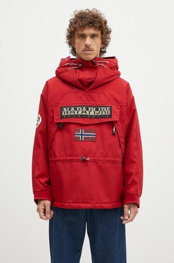 Bunda Napapijri Skidoo 1990 pánska, červená farba, zimná, NP0A4IK5R1D1