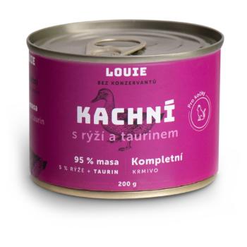 LOUIE Kačacie s ryžou a taurínom konzerva pre mačky 200 g