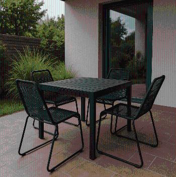 Elvisia Záhradný set BRIMA 4+1  | antracit