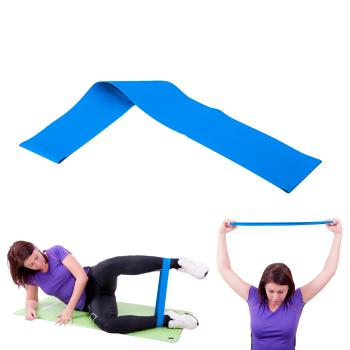 Posilovací guma inSPORTline Hangy Medium 70x5 cm / 3,7 kg modrá