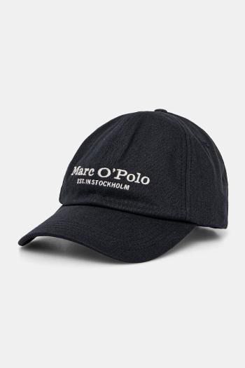 Šiltovka Marc O'Polo tmavomodrá farba, s nášivkou, M22803801076