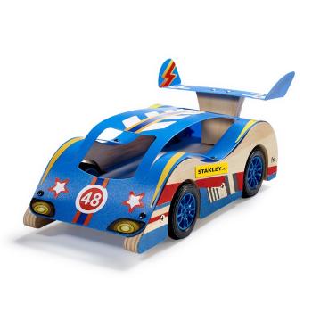 Stanley Jr. OK004-SY Stavebnice, závodné auto, drevo