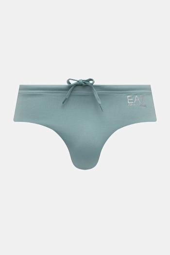 Plavky EA7 Emporio Armani zelená farba, AF14514.7M000500