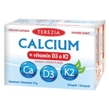 TEREZIA Calcium + vitamín D3 a K2 30 kapsúl