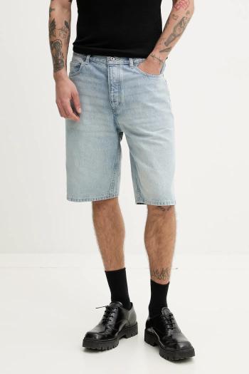 Rifľové krátke nohavice Hugo Blue pánske, 50534631