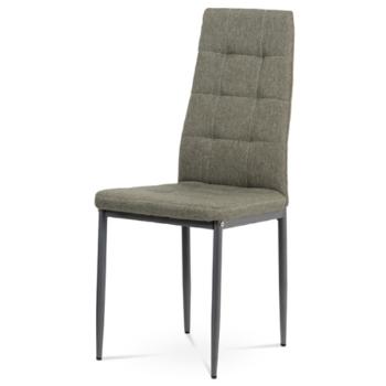Jedálenská stolička Autronic 42x95 cm hnedá látka DCL-397 LAN2