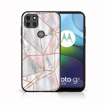 MY ART Silikónový kryt Motorola Moto G9 Power PINK MARBLE (143)