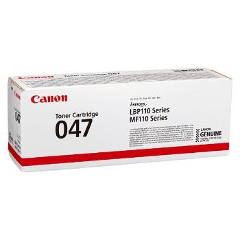 Canon originál toner 047 Bk, black, 1600str., 2164C002, Canon i-SENSYS LBP112, i-SENSYS LBP113w, i-SENSYS MF112, O, čierna