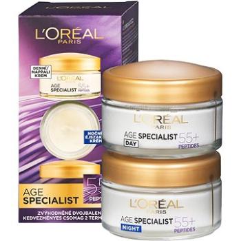 ĽORÉAL PARIS Age Specialist 55+ Sada denného 50 ml a nočného krému 50 ml (8592807455043)