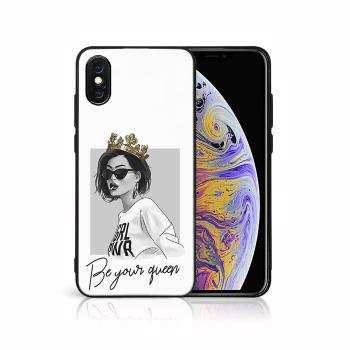 MY ART Ochranný kryt pre Apple iPhone X / XS QUEEN (139)