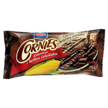 RACIO Cornies kukuričné ​​s horkou čokoládou 75 g