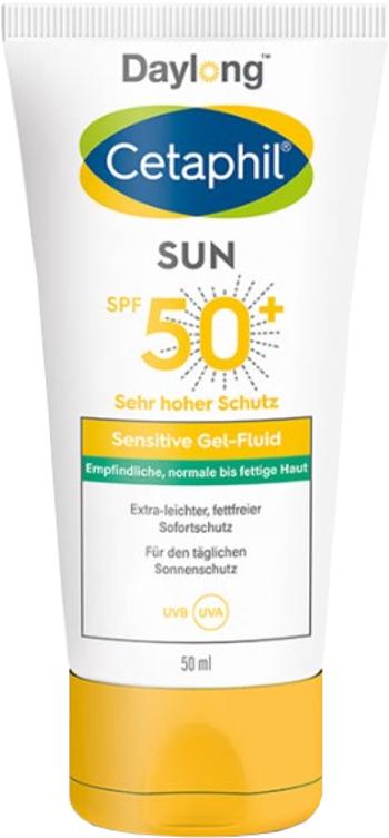 Daylong Opaľovací gélový fluid pre citlivú až mastnú pleť SPF 50+ Cetaphil Sun (Sensitive Gel-Fluid) 50 ml
