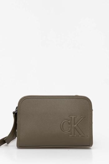 Malá taška Calvin Klein zelená farba, LV04G3159G