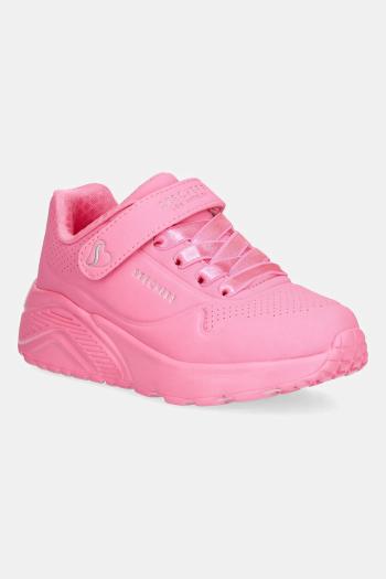Detské tenisky Skechers UNO LITE ružová farba, 310451L