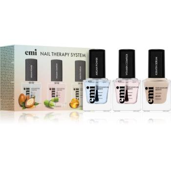 emi Nail Therapy System Set sada lakov na nechty s vyživujúcim účinkom