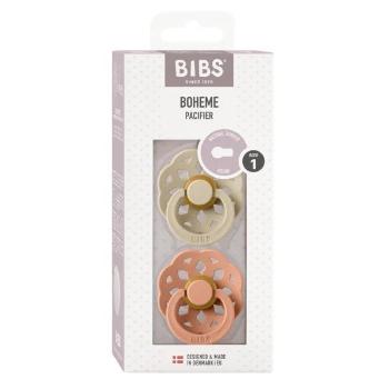 BIBS Boheme cumlíky z prírodného kaučuku, Blush Nočný / Vanilla Nočný 2 ks