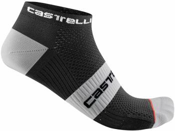 Castelli Lowboy 2 Sock Black/White S/M Cyklo ponožky