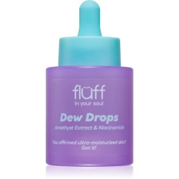 Fluff Dew Drops hydratačné sérum s niacínamidom Amethyst Extract 30 ml