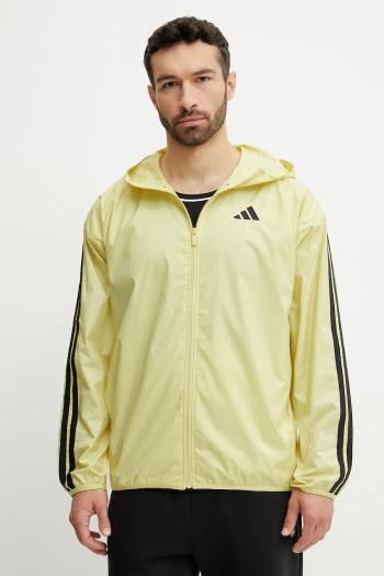 Bunda adidas Essentials žltá farba, prechodná, IM7847