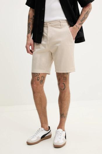 Šortky Resteröds Chin shorts pánske, béžová farba, 55251.6410
