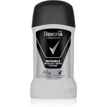 Rexona Invisible on Black + White Clothes Antiperspirant tuhý antiperspitant 48 H 50 ml