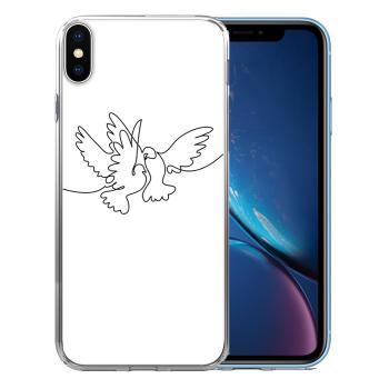 MY ART ochranný obal Apple iPhone X / XS DOVE (031)