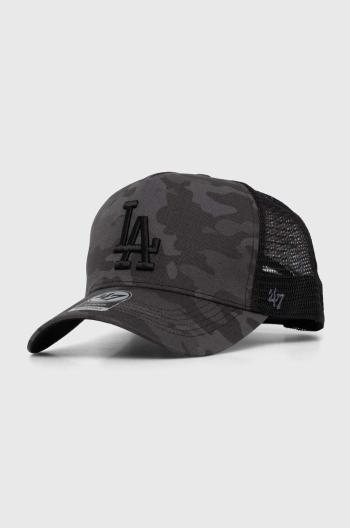 Šiltovka 47 brand MLB Los Angeles Dodgers šedá farba, vzorovaná, B-TCMDT12LAP-CC