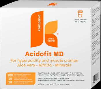 KOMPAVA AcidoFit MD - MIX 20 tabliet + 100 ks papierikov